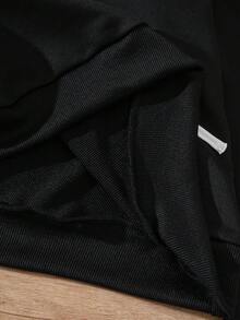 SHEIN 青少年3D蝴蝶结水钻装饰撞色蛋糕裙，适合休闲、学生日常穿着 - 彩色 - 查看 8