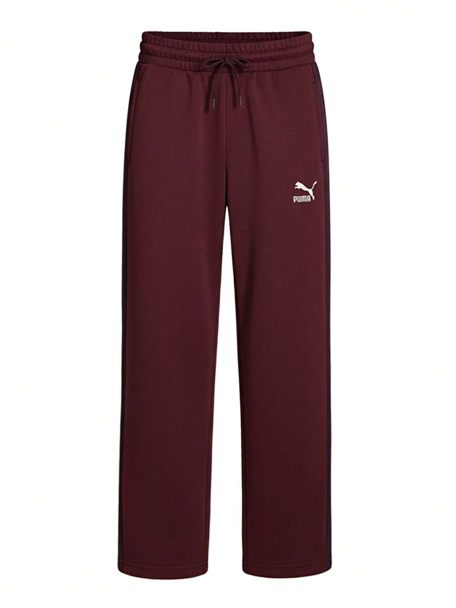 Puma T7 Women Track Pants Midnight Plum - Burgundy - View 1