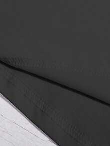 Franclia Women's Regular Casual Floral Print Short Sleeve Round Neck T-Shirt - Dark Grey - View 5