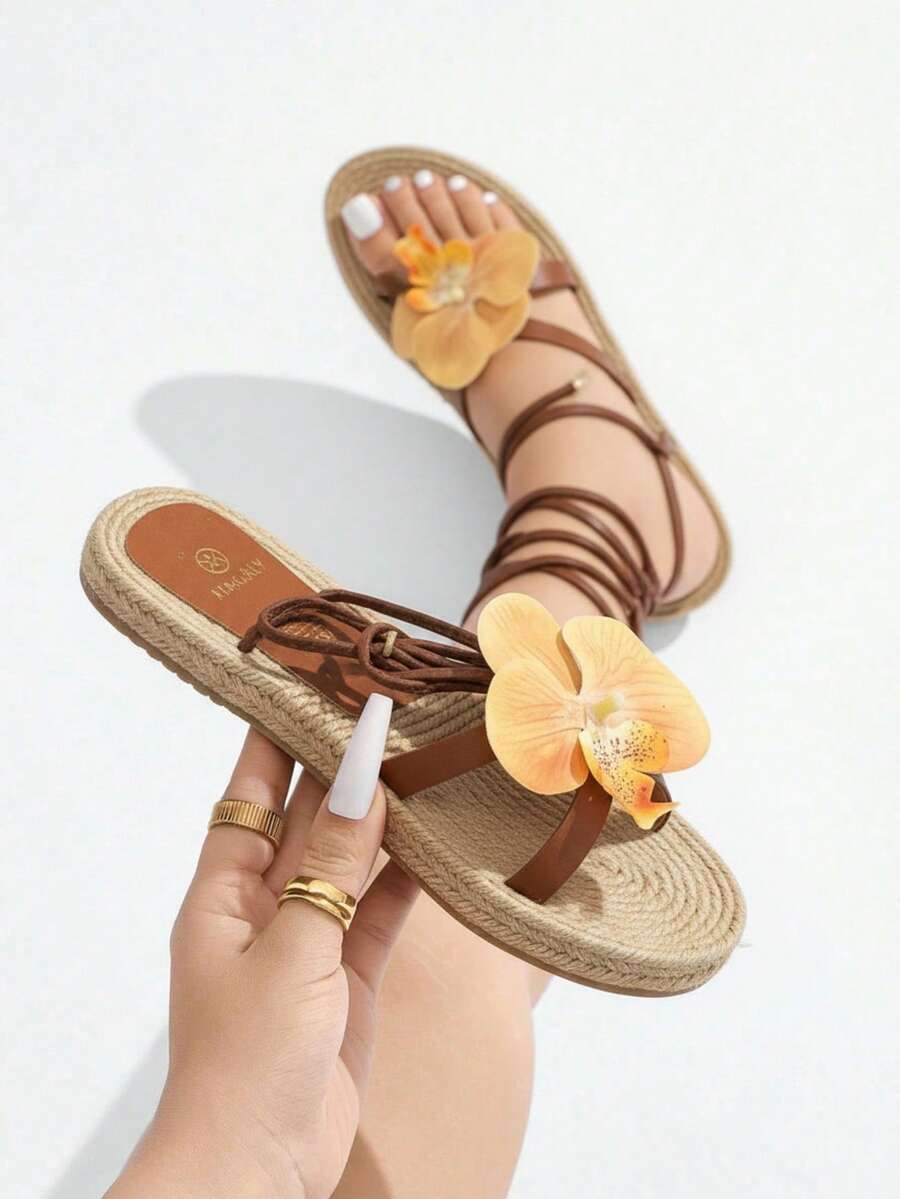 Women Platforms & Wedge Sandals - Brown - View 1