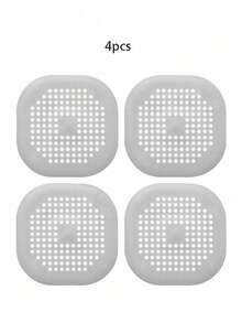 1/3/4Pcs Drain Cover With Suction Cup Pad, Kitchen Bathroom Sink Strainer Hair Filter Home Bathroom Decor Fall Decor Back To School - Multicolor - Ver 12