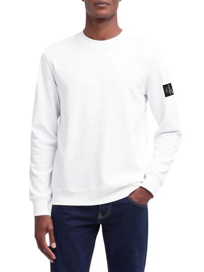 Calvin Klein Men's Sweatshirt Bright White