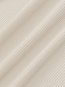 SHEIN LUNE Multicolor Casual Rib Knit Long Sleeve Ruched T-Shirt For Women With Collar Neckline - Multicolor - View 4