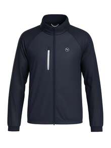 Puma Hielands Men's Golf Jacket Navy Blue - Blue - View 1