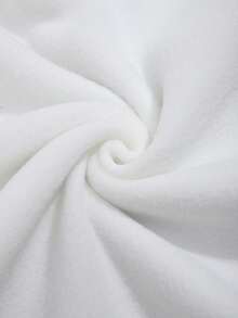 BATMAN X SHEIN 男式卡通人物图案套头衫圆领长袖运动衫 - 白色 - 查看 7