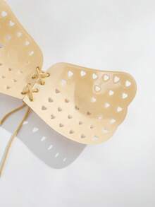 2pcs Cross Strap Bralette With Cutout - Multicolor - View 4