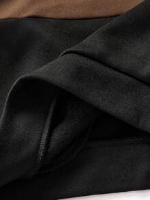 SHEIN 2件套男童撞色休闲宽松连帽卫衣+撞色休闲运动裤套装 - 彩色 - 查看 5