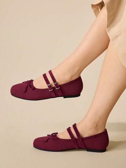 CUCCOO BASICS 女士时尚玛丽珍圆头平底鞋