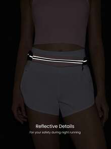 GLOWMODE Break A Sweat 速干轻便可调节反光跑步腰包 - 草莓奶昔 - 查看 5