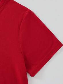 Christmas Women's Casual Fashion Cartoon Cute Reindeer Santa Claus Cartoon Print Christmas Tree Creative Hohoho Slogan Graphic Short Sleeve T-Shirt Graphic T-Shirt Women's Tops