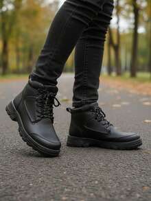 Men Treking Boots - Black - View 2