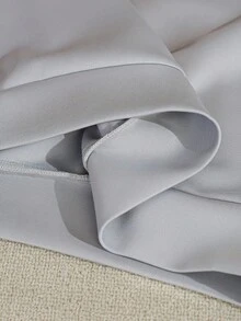 Manfinity Roghcode Men's Solid Color Drop Shoulder Casual Loose Fit Hoodie Blank Hoodie Light Grey Hoodie Sp5der Hoodie Hoodie Men, Long Sleeve Top - Grey - View 5