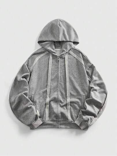 Street Life Sudadera con capucha de manga larga casual para hombre, otoño/invierno