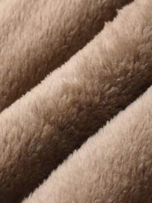 DAZY 2-en-1 Gilet matelassé épais doublé de faux thermique, style court Manteau matelassé pour femmes - Beige - Voir 9