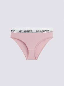 Loungeista Front Close Wireless Letter Graphic Bra Sets For Women