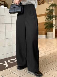 DAZY 女士加厚保暖宽松九分裤，优雅正式，秋冬款