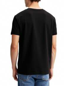 CALVIN KLEIN JEANS Men's T-Shirts Durable Comfortable Versatile School Casual Going Out J30J322552-BEH - 黑色 - 查看 2