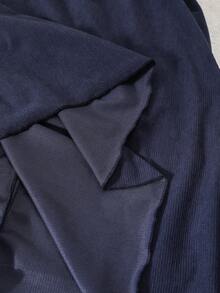 Girls' Collared Dress, Suitable For Outdoor Wear In Autumn/Winter - Blue - View 10