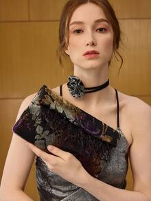 Multi-colored velvet