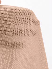 DAZY Áo len dài tay xẻ tà rộng rãi cho nữ - Hồng - Xem 6