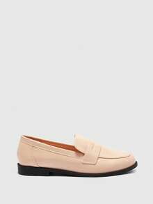 CUCCOO BIZCHIC Damen Bequeme Slip-On Flache Sportliche Sneaker - Aprikosenfarben - Übersicht 8