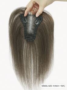 10inch Hair Toppers for Women Real Human Hair Pieces for Women with Thinning Hair