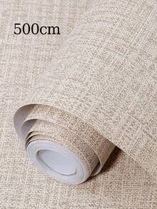 1 Roll Light Gray Linen Wallpaper Home Decor Self Adhesive Peel And Stick Wall Paper For Bedroom Dinning Room Kitchen Cabinets Wall Stickers Thicken Mildew-Proof Removable Contact Paper For Countertops Furniture Renovation Wall Art Bedroom Decor Home Decor Living Room Party Decorations Living Room Decor Office Decor Home Decor Items Wall Decor Bathroom Decor Room Decoration Stuff House Decor Wallpapers - Off-white - View 14