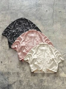 AXEPEAK Men's Woven Casual Daily Young Loose Fit Short Sleeve Shirt, Multi-Pack Set - Multicolor - View 2