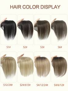 10inch Hair Toppers for Women Real Human Hair Pieces for Women with Thinning Hair