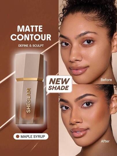 Sun Sculpt Liquid Contour-LíQuido Para Contorno Con Jarabe De Arce Bronceador Natural De Larga DuracióN No Graso Contorno Ligero Marca Belleza Maquillaje CosméTico Para Mujeres NiñAs Perfecto Para OtoñO Invierno Ideal Para Y2K Elegante Moda Adecuado Para CumpleañOs Navidad Presente Fiesta Listo Mejor Color