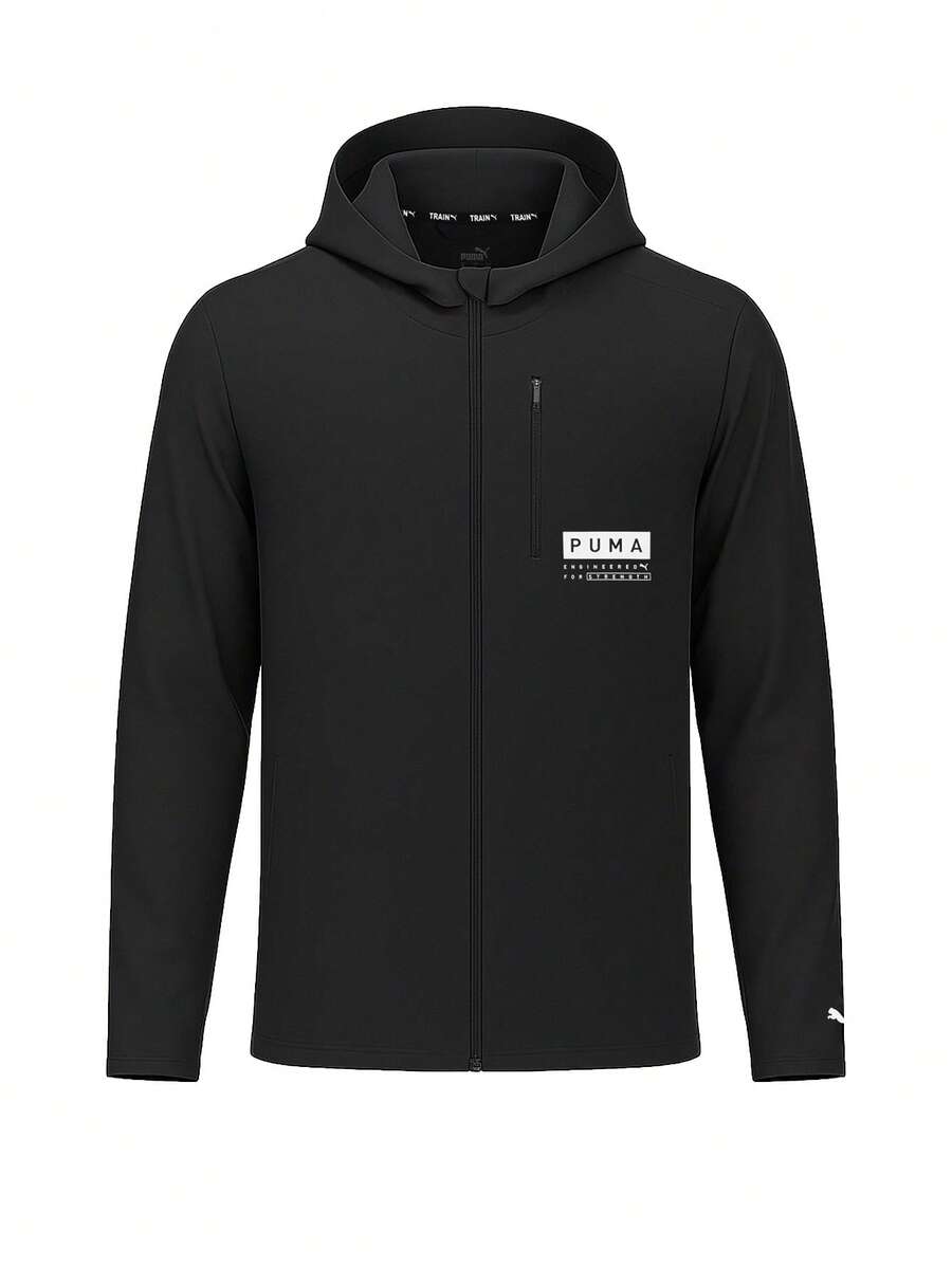 Puma Ultraweave Men's Hooded Jacket Black - Black - View 1