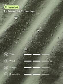 OutZeal 休闲拉链夹克，带口袋和插肩袖，百搭