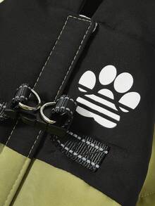 PETSIN Macacão Fofo e Grosso para Animais de Estimação - Pijamas Fofos de Fleece de Quatro Patas para Cachorros e Gatos Pequenos, Roupa Confortável de Outono/Inverno para Brincar e Relaxar - Verde - Visão 5