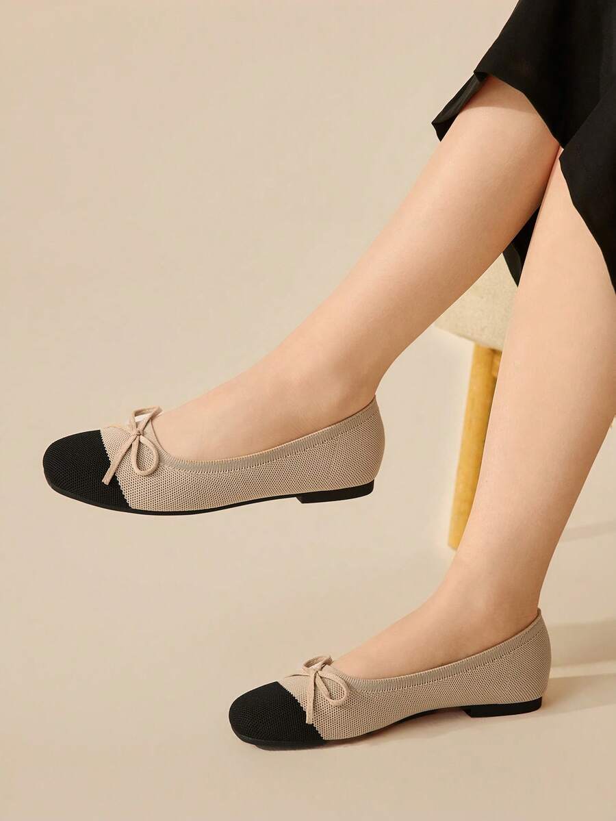 CUCCOO BASICS 女士时尚玛丽珍圆头平底鞋 - 黑色 - 查看 1