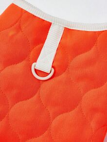 PETSIN Cozy Autumn/Winter Pet Vest – Cute, Breathable, And Easy-To-Wear Outfit For Small Dogs, Cats, And Other Tiny Pets, Great For Everyday Indoor And Outdoor Use - Orange - View 6