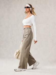 OutZeal 女士弹力防撕裂直筒户外休闲裤 - 卡其色 - 查看 7