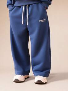 SUMWON 男童连帽衫和运动裤套装 休闲度假装 - 藍色 - 查看 4