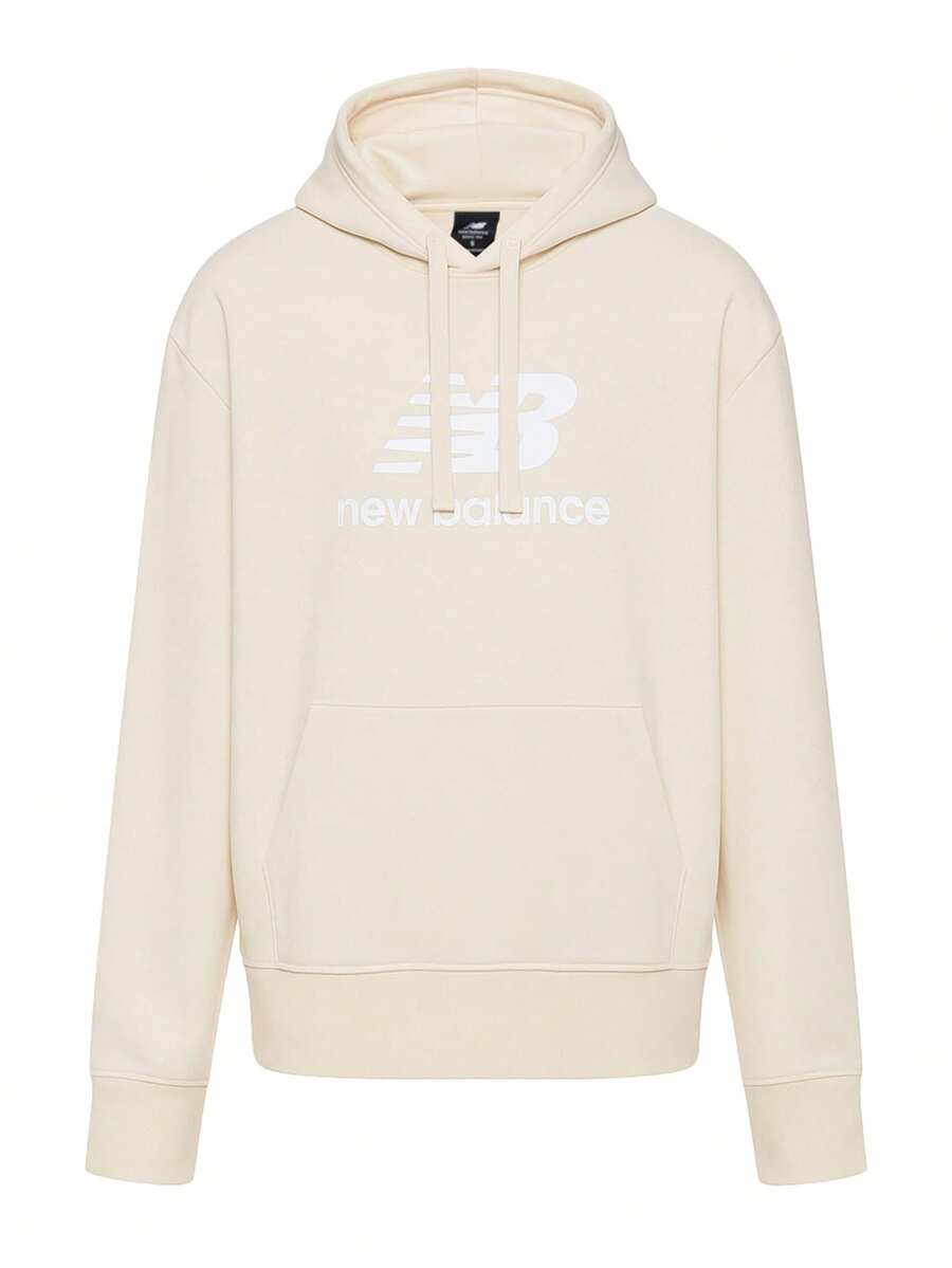 New Balance Essentials Women Hoodie Beige - Brown - View 1