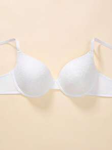 3件套女士舒适多色钢圈加厚棉质罩杯文胸 - 彩色 - 查看 5