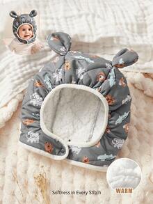 Cozy Pixies 1-Pack Of Extra-Thick Quilted Baby Hat With Thermal Lined And Printed Design, Warm And Cozy. - Multicolor - View 1