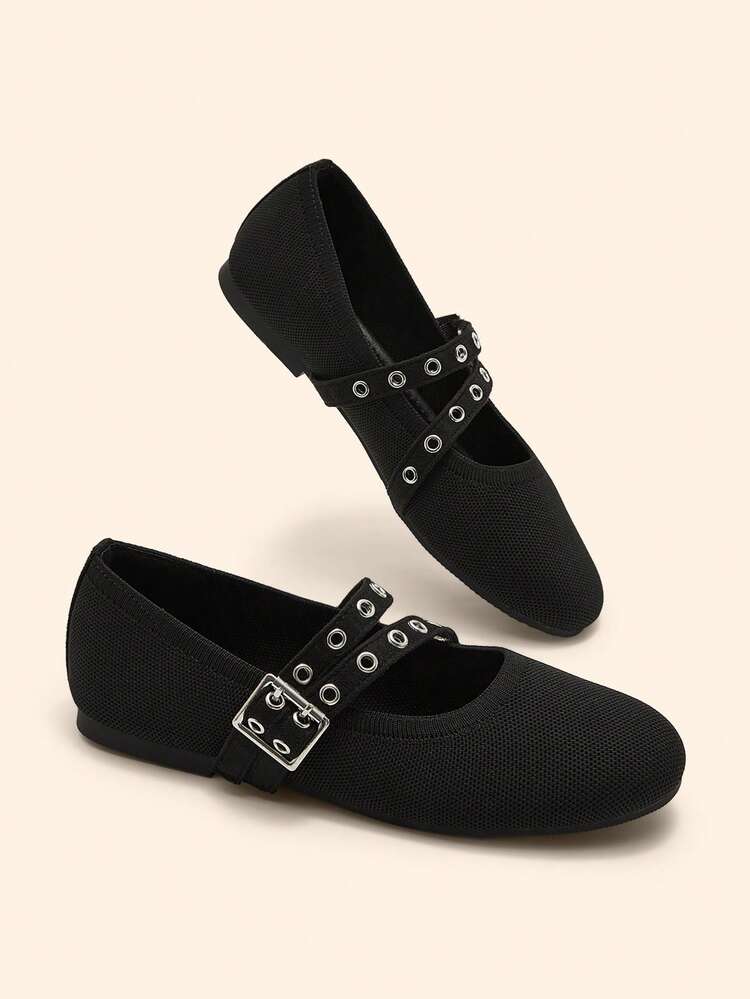 CUCCOO BASICS Women's Fashion Mary Jane Round Toe Flat Shoes For Christmas