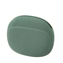 1 Piece Silicone Earphone Cable Organizer, USB Charger Storage Box, Earphone Bag, Memory Card Storage Bag, Cable Roll-Up Bag For Travel Storage Bag, Makeup Bag, Cosmetics Bag, Holiday Organizer, Large Capacity Makeup Organizer, Makeup Case For Lipstick, Brushes, Skincare, Mobile Phone, Coins, Small Items - Green - View 12