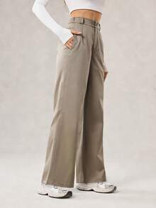 OutZeal 女士弹力防撕裂直筒户外休闲裤 - 卡其色 - 查看 6