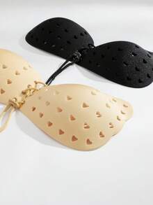 2pcs Cross Strap Bralette With Cutout - Multicolor - View 7