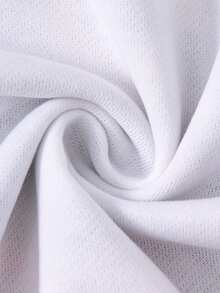 Betty Boop x SHEIN Women's Letter & Cartoon Figure Graphic Crew Neck Long Sleeve Sweatshirt Anime Clothes - White - View 7