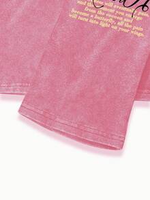 PAVTROS Áo thun nam cổ tròn tay dài in họa tiết thường ngày - Hồng - Xem 6