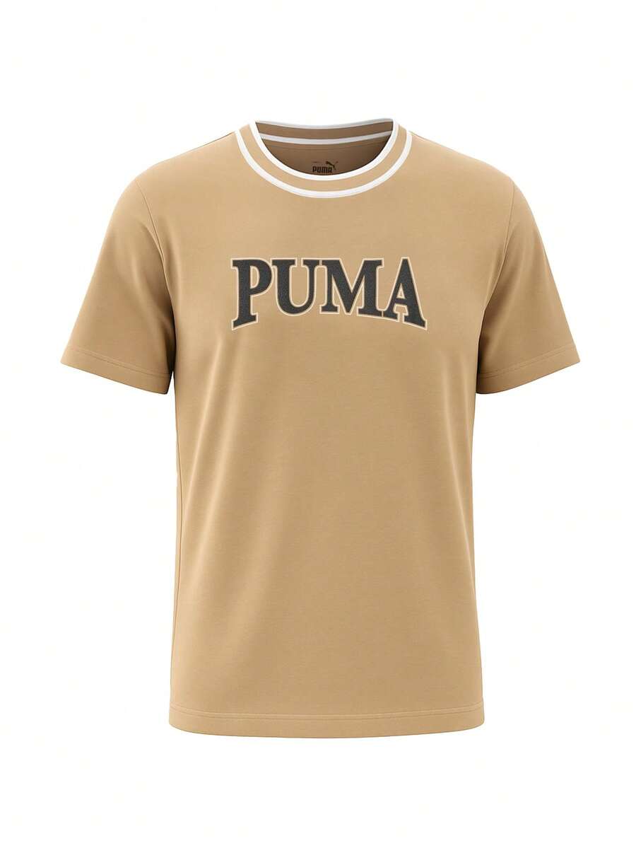 Puma Squad Men T-Shirt Beige - Beige - View 1
