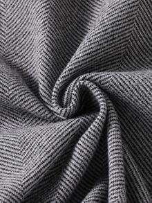 SHEIN 2pcs Young BoyCasual Collared Jacket And Pants Set - Grey - View 8