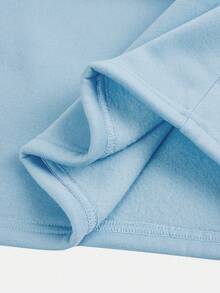 SHEIN Girlism 2pcs/Set Teen Girl All-Match Casual Varsity Jacket And Mini Skirt - Blue - View 11