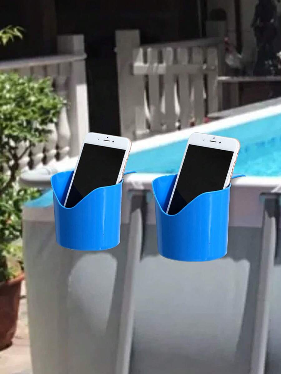 1/2 Pieces Pool Storage Rack, Pool Beverage Beer Cup Rack, Hand Sanitizer Rack, Gardening Tools And Pool Accessories, Pool Float, Pool Accessories, Pool Management